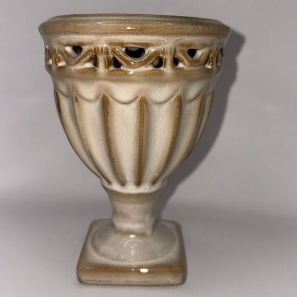 Small urn vase stoneware 5” - Picture 2 of 5